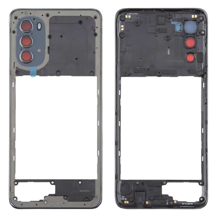 For Motorola Moto G52 Original Middle Frame Bezel Plate (Silver)