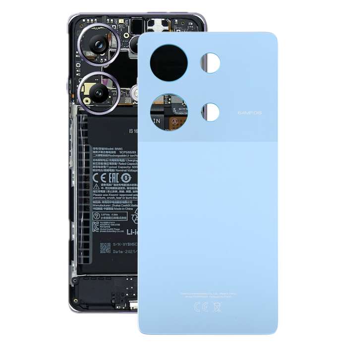 For Xiaomi Poco M6 Pro 4G Original Battery Back Cover(Purple)