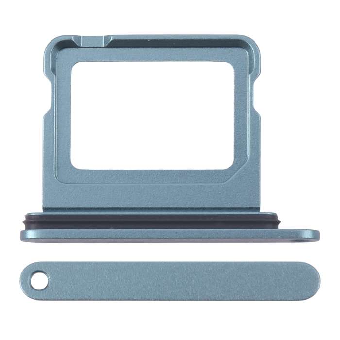 For iPhone 16 SIM + SIM Card Tray (Silver)