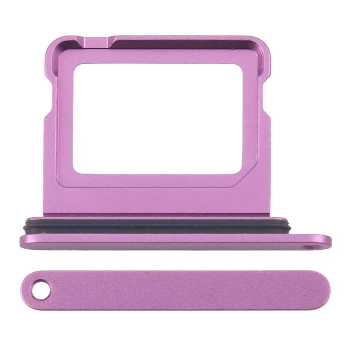 For iPhone 16 SIM + SIM Card Tray (Silver)