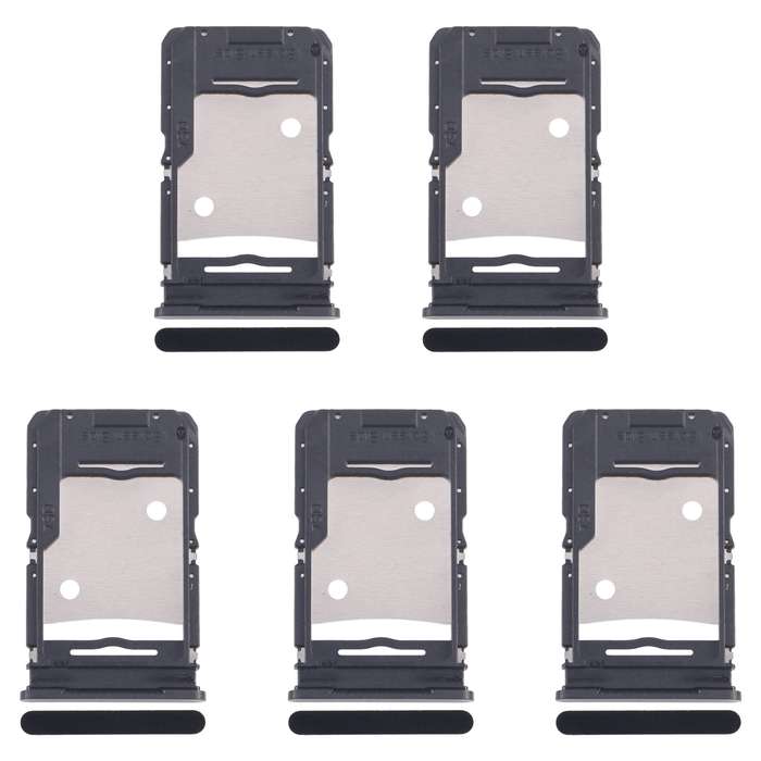 For Infinix Note 30 X6833B 5pcs SIM Card Tray + SIM Card Tray + Micro SD Card Tray (Blue)