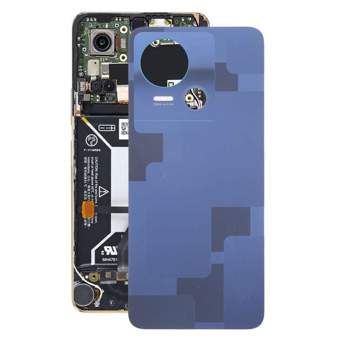 For Tecno Spark 10 5G Original Battery Back Cover(Blue)