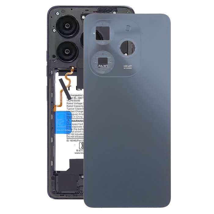 For Tecno Spark Go 2024 Original Battery Back Cover(White)