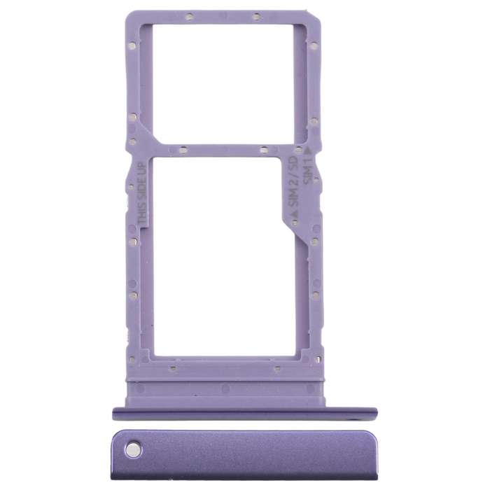 For Nokia G42 Original SIM Card Tray + SIM Card Tray / Micro SD Card Tray (Purple)