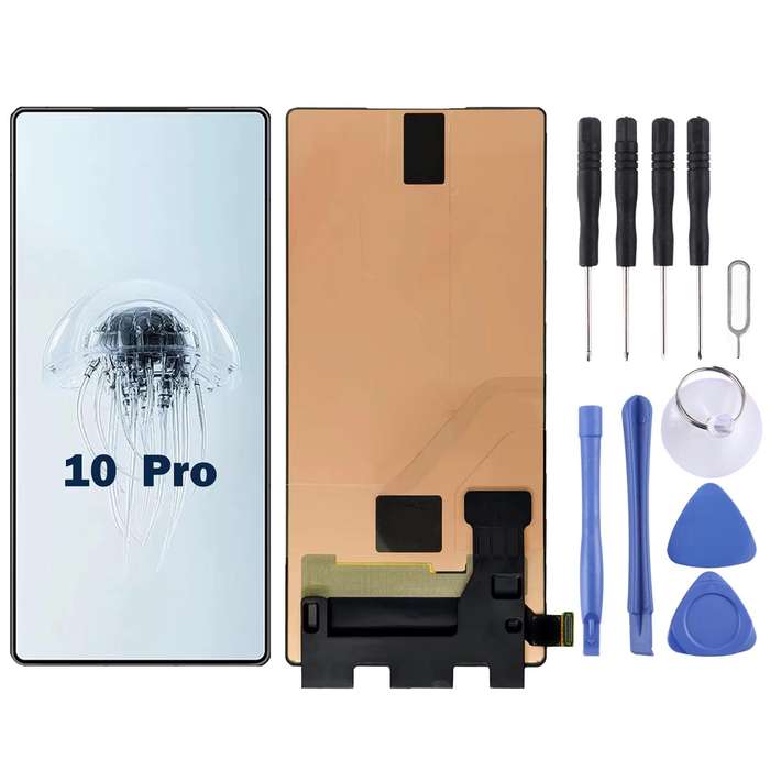 For ZTE Nubia Red Magic 10 Pro NX789J AMOLED Original LCD Screen Digitizer Full Assembly (Black)