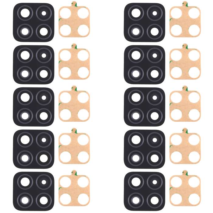 For OPPO A73 5G / A53 5G / A72 5G PDYM20 10pcs Back Camera Lens