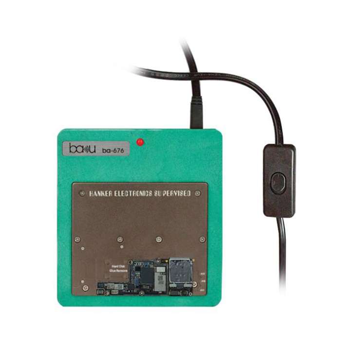 BAKU BA-676 110V-120V Multifuntional PCB IC Glue Remove Thermostatic Heating Platform for iPhone X /