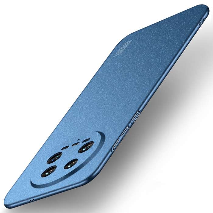 For Xiaomi 14 Ultra MOFI Fandun Series Frosted PC Ultra-thin All-inclusive Phone Case(Blue)