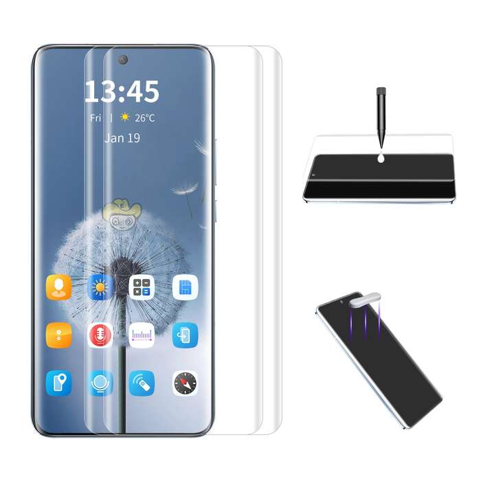 For OPPO Find X6 Pro 2pcs ENKAY Hat-Prince UV Full Glue Tempered Glass Film