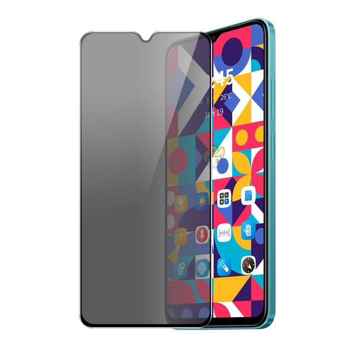For OPPO A18 ENKAY Hat-Prince 28 Degree Anti-peeping Privacy Silk Print Tempered Glass Film