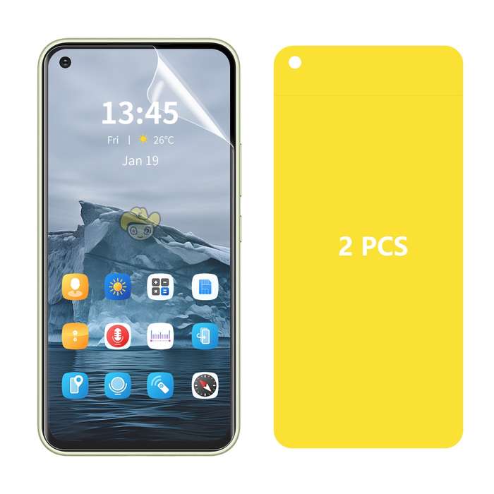 For Realme X7 Max 5G 2pcs ENKAY Hat-Prince Full Glue Coverage Soft Explosion-proof Hydrogel Fil