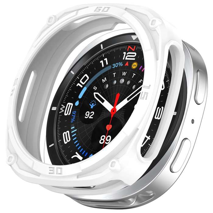 For Samsung Galaxy Watch8 44mm Hollow Digital Armor TPU Watch Protective Cover(Green)