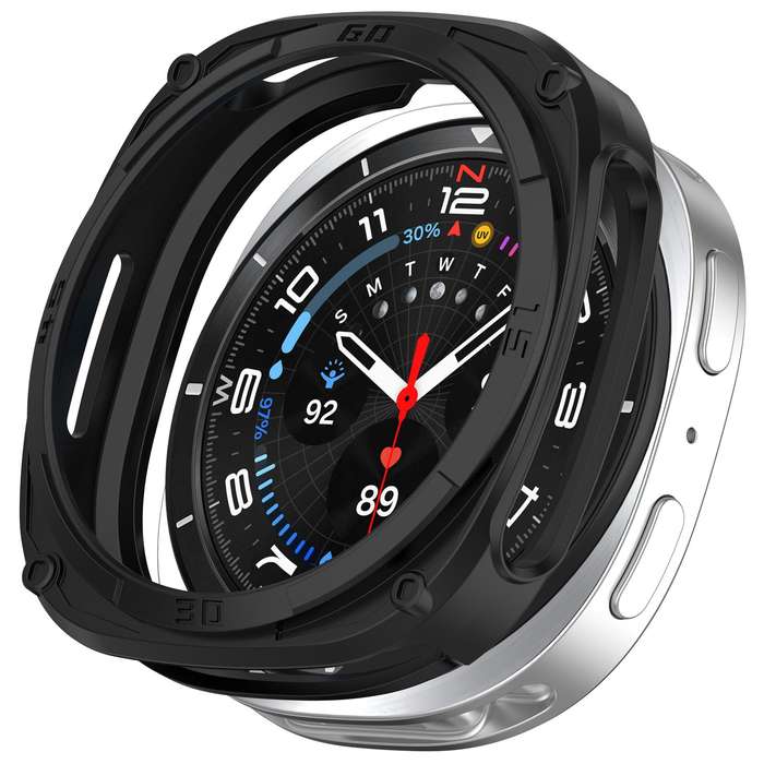 For Samsung Galaxy Watch8 44mm Hollow Digital Armor TPU Watch Protective Cover(Green)