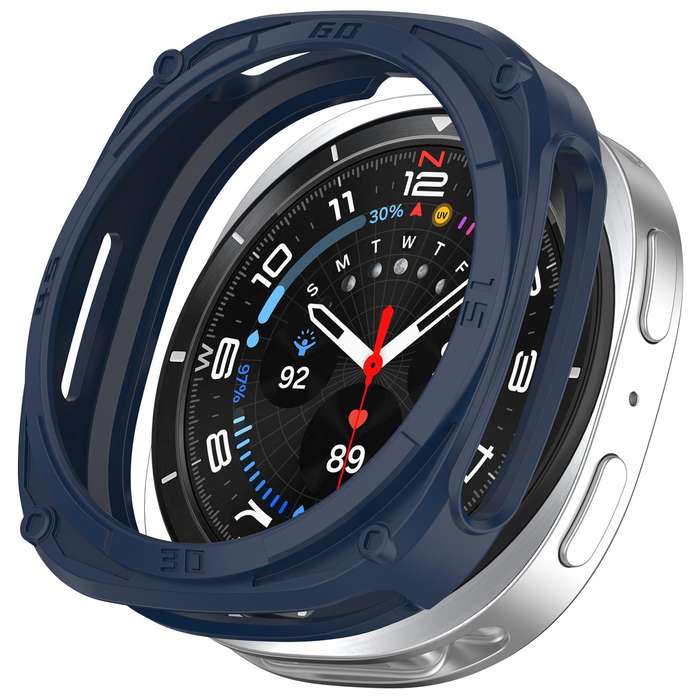 For Samsung Galaxy Watch8 44mm Hollow Digital Armor TPU Watch Protective Cover(Green)