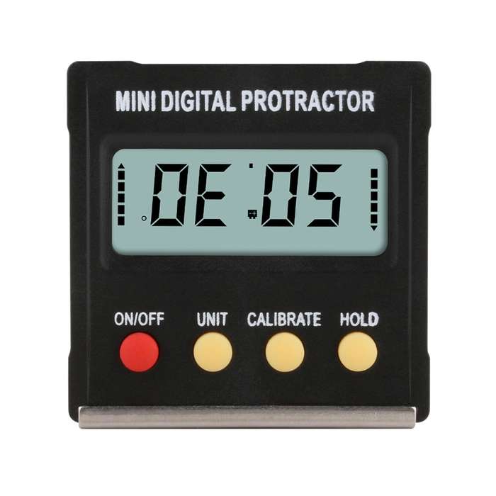 RZ2010 360 Degree Mini Digital Protractor Inclinometer Electronic Level Box Magnetic Base Measuring