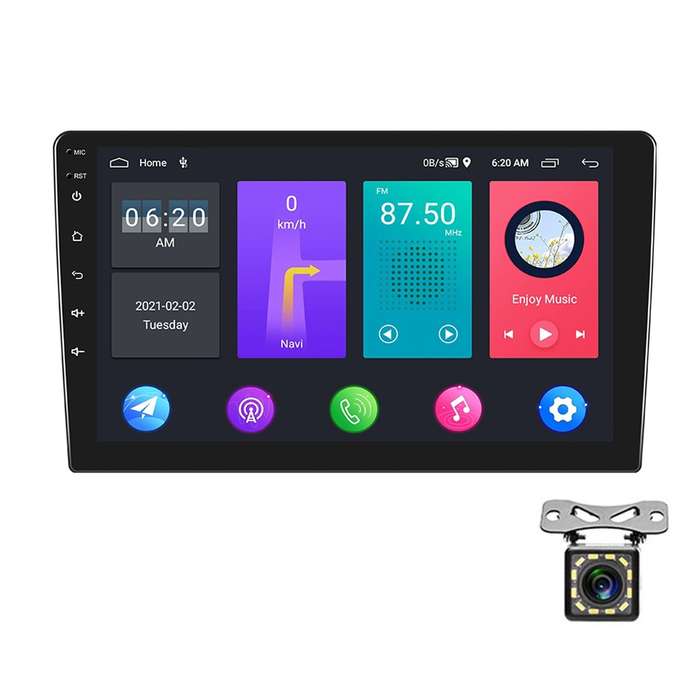A2798 9 Inch Android WiFi 2+32G Central Control Large screen Universal Car Navigation Reversing Vide
