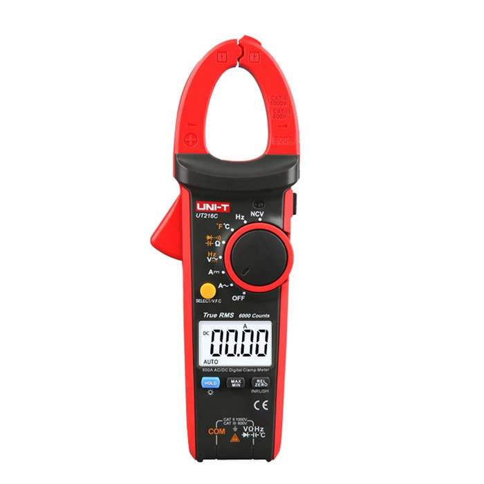 UNI-T UT216C 600A Digital Clamp Meter AC DC Voltage Detector