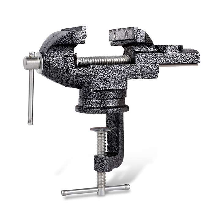 360-Degree Rotating Small Vise Table Flat Universal Table Clamp, Random Color Delivery, Size:50mm