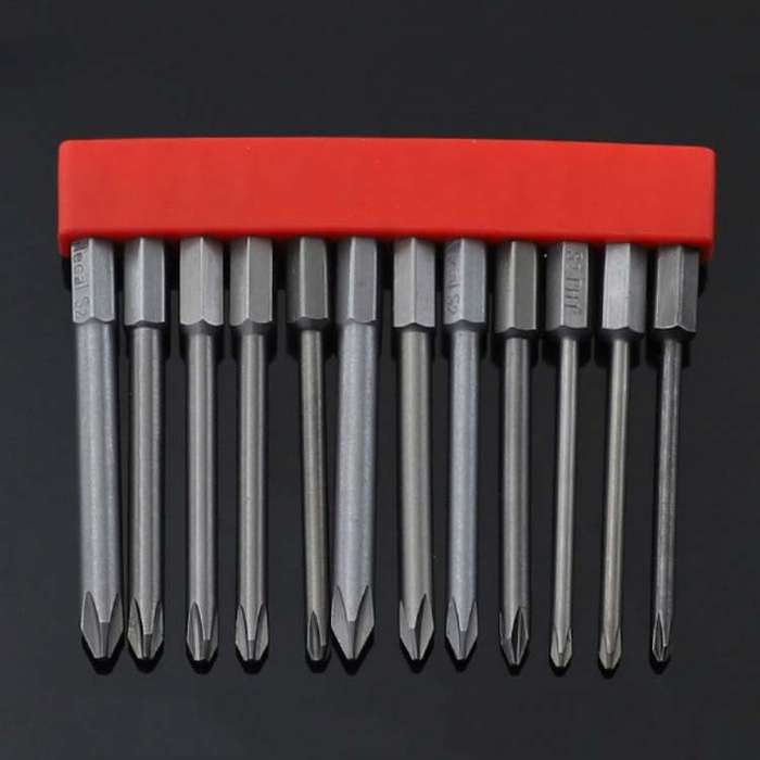 12 PCS / Set Screwdriver Bit With Magnetic S2 Alloy Steel Electric Screwdriver, Specification:7