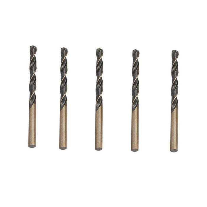 5 PCS 9.0mm Steel Plate High-Speed Steel 4341 Black Yellow Twist Drill