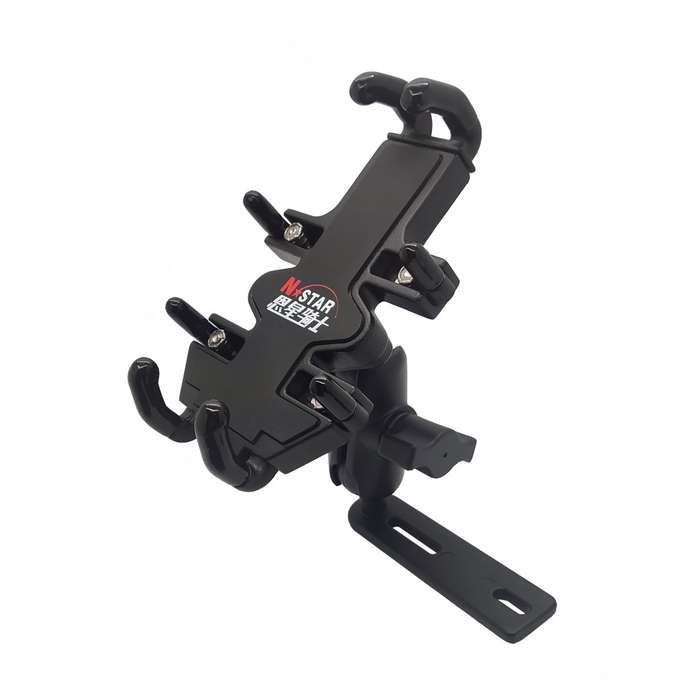 N-STAR NJN001 Motorcycle Bicycle Compatible Mobile Phone Bracket Aluminum Accessories Riding Eq