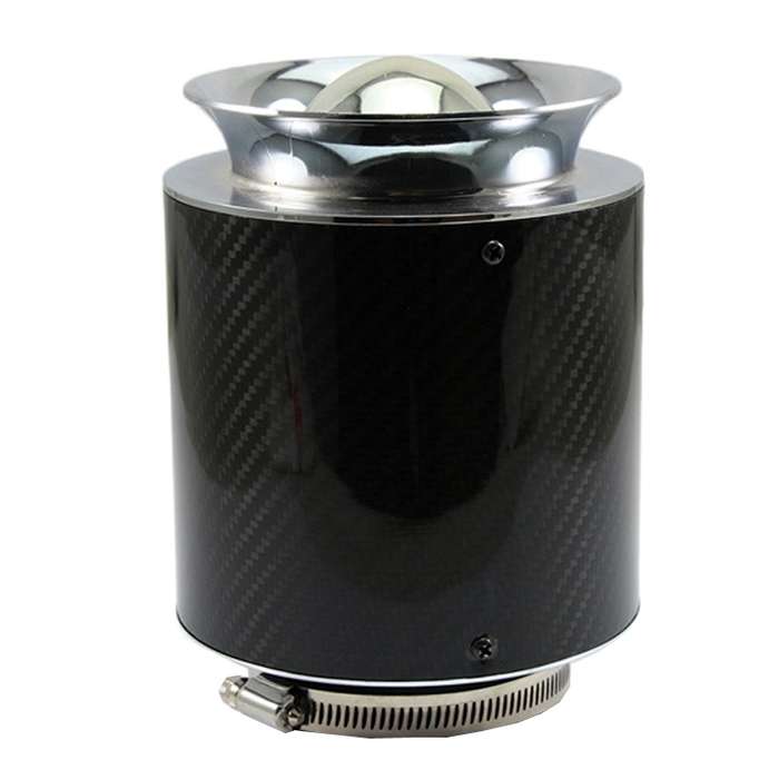 013 Car Universal Modified High Flow Carbon Fiber Mushroom Head Style Air Filter, Specification: Lar