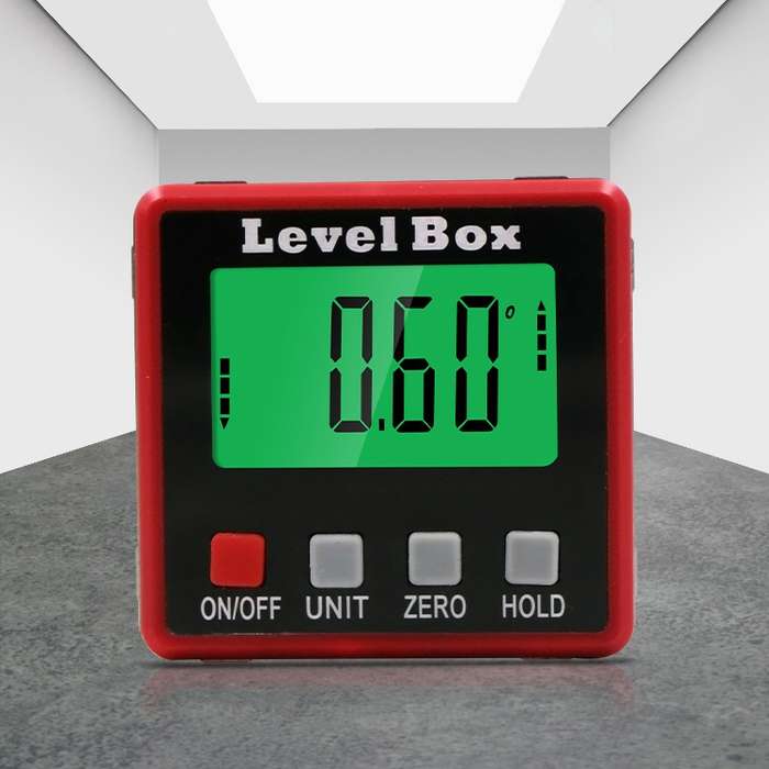 Precision Digital Inclinometer Electron Goniometers 4x90 Degree Magnetic Base Digital Protractor Ang