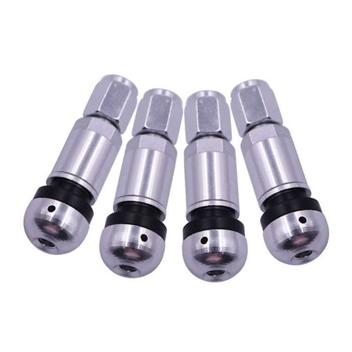 10 Sets Car Tire Air Nozzle Aluminum Alloy Vacuum Tire Hub Car Tire Valve Core Explosion-Proof Unive