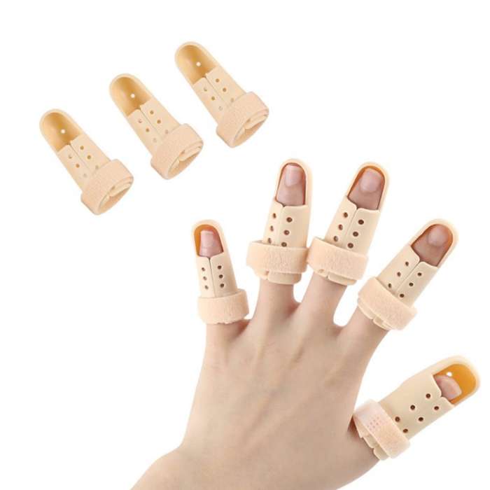 4 PCS Finger Splint Brace Adjustable Finger Support Protector For Fingers Arthritis Joint Finger In