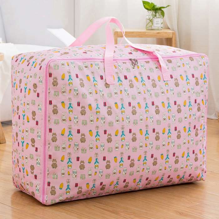 Oxford Cloth Quilt Moisture-Proof & Waterproof Storage Bag Zipper Portable Moving Luggage Bag, Speci