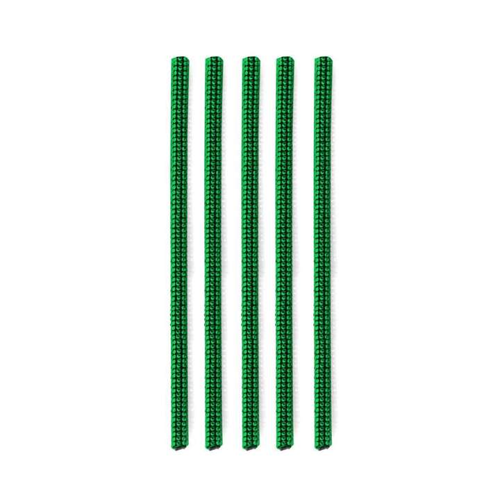 5 PCS Car Outlet Diamond Decorative Strip Air Conditioning Port U-Shaped Clip Strip(Blue)