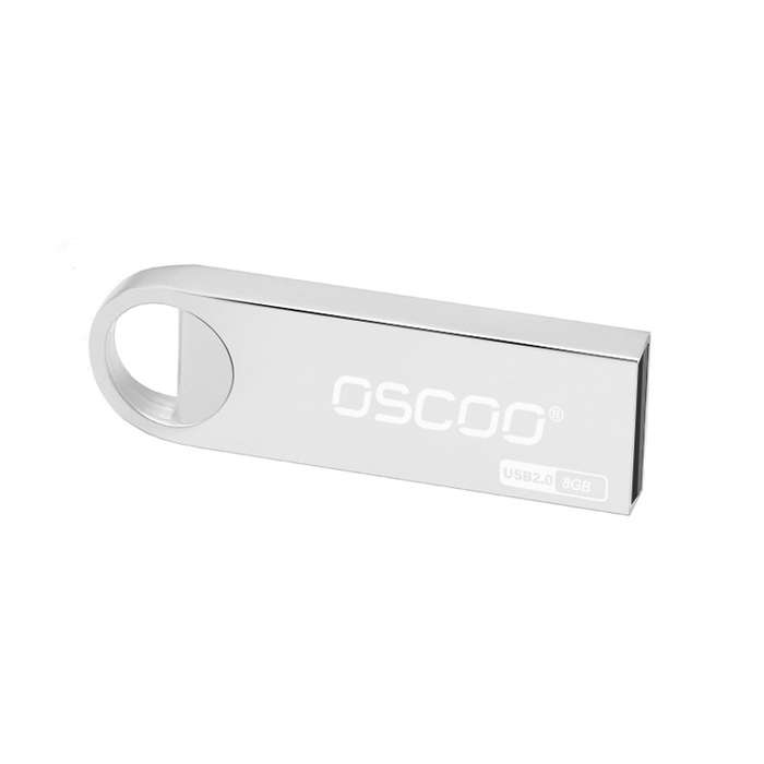 OSCOO 002U-2 USB 2.0 Metal Mini U Disk, Capacity: 8GB