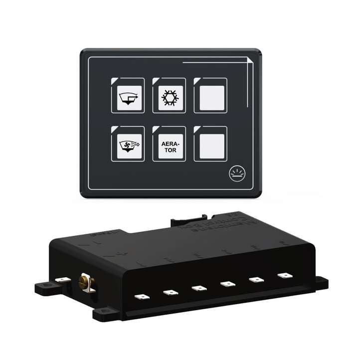 SP5106 RV Yacht Modified 5mm Film Touch 6-Bit Panel Switch