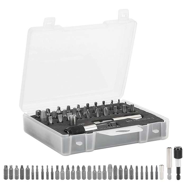 33 PCS / Set Broken Wire Extractor Set High-Speed Steel Damage Screw Disassembly Tool