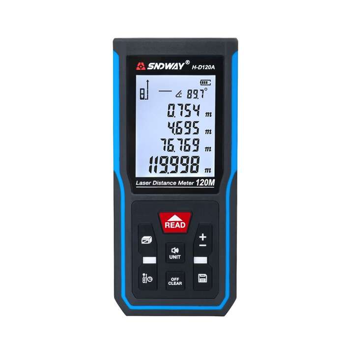 SNDWAY H-D120A Handheld Laser Rangefinder Infrared Measuring Instrument, Distance: 120m