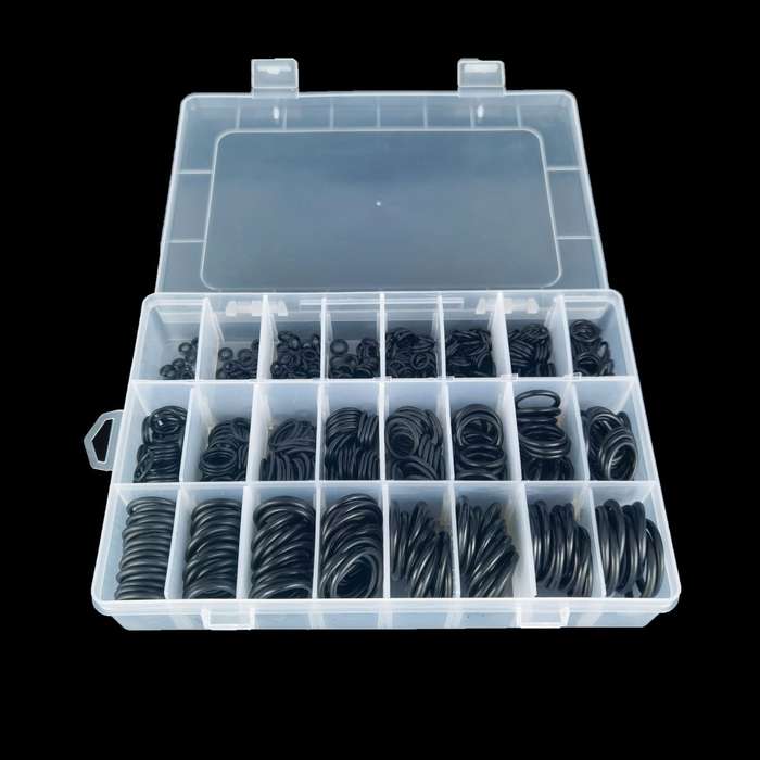740 PCS / Box Rubber O-Ring Car Air Conditioning High Temperature Corrosion Resistant Sealing Ring