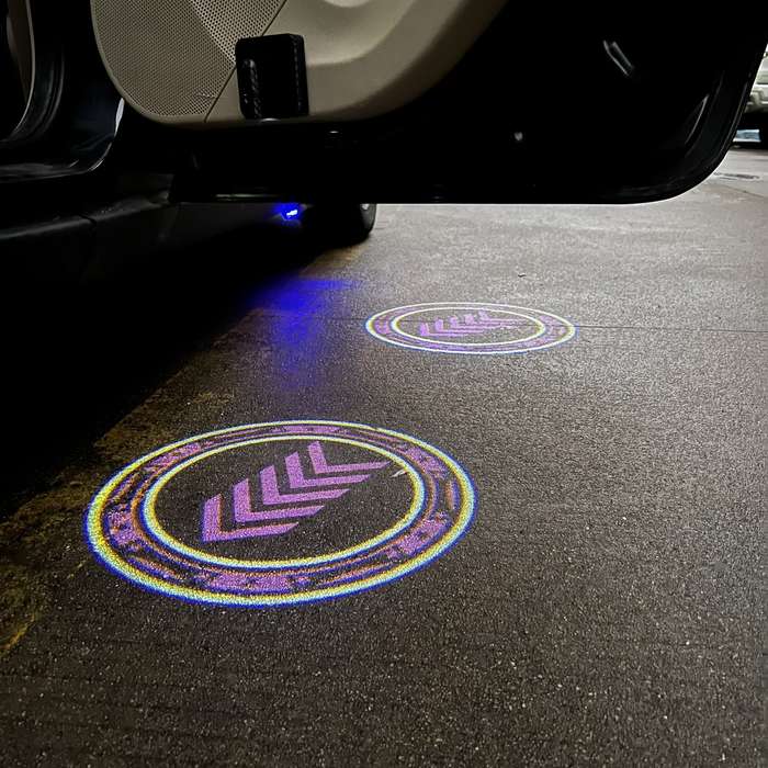 LED Infrared Induction Car Door Welcome Light Night Projection Ambient Light, Specification: Honor (