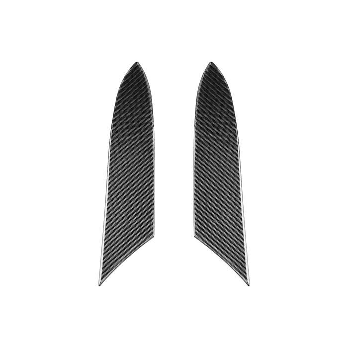 For Chevrolet Corvette C8 2pcs /Set Inner Armrest Panel Sticker(Black)