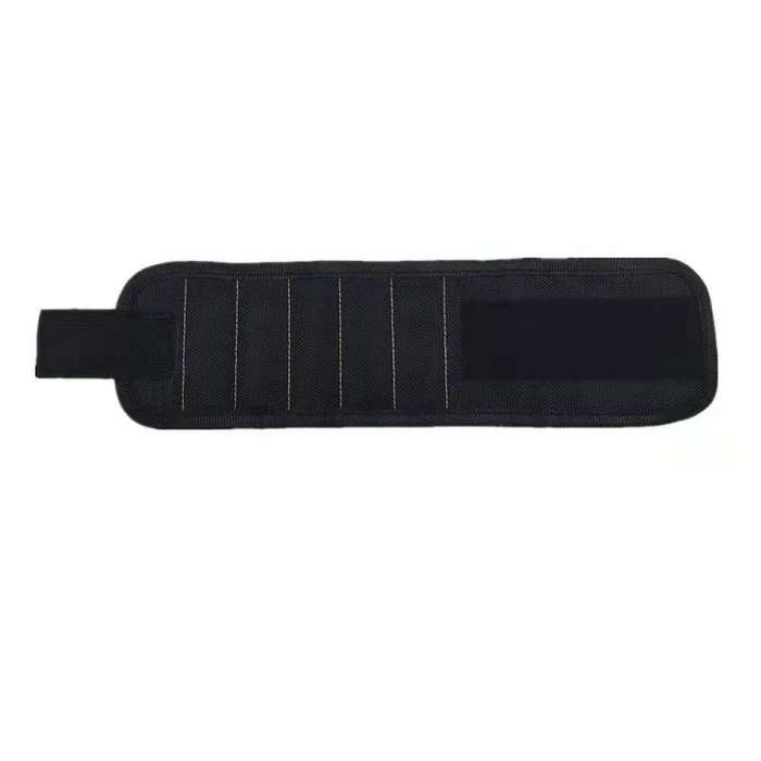Electric Woodworking Multifunctional Powerful Magnetic Wrist Strap, Style: Five Rows Black