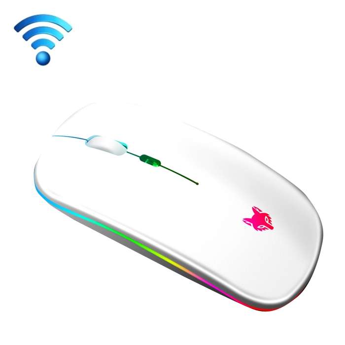 XUNSVFOX XYH50 4 Keys USB Charging Business Office Wireless Light Mouse(Black)
