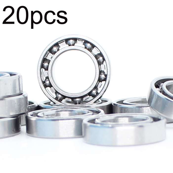 MR63 Open Bearing 3x6x2mm 20pcs Miniature Ball Bearings