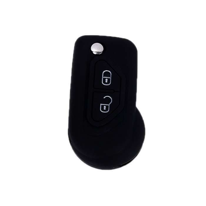 For Citroen C5/Elysee 2pcs Silicone Key Protector(Orange)