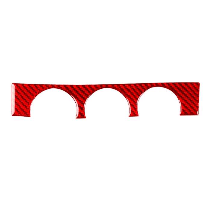 For Jaguar F-TYPE 2013+ Left and Right Drive Universal Air Conditioner Knob Decorative Sticker(Red)