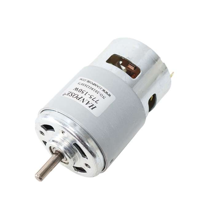 HANPOSE 775-150W Durable Spindle DC Motor Lawn Mower Motor With Two Ball Bearing Rated