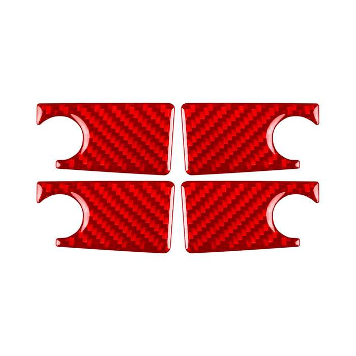 For Mercedes-Benz G-Class W463 4pcs /Set Inner Door Bowl Sticker(Red)