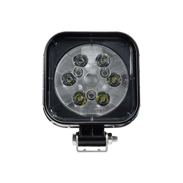 4 Inch Square Mixed Luminous Aluminum Alloy Car Work Light(Sigle)