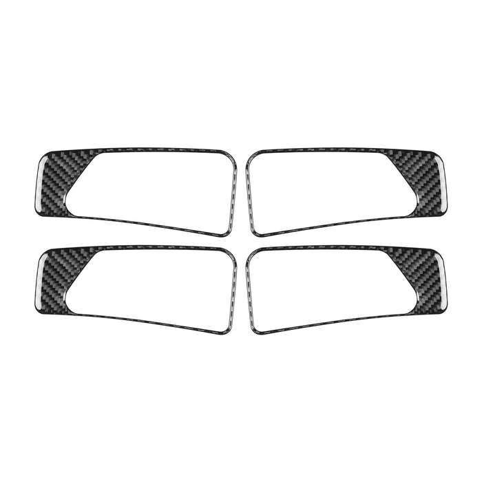For Mercedes-Benz G-Class W463 4pcs /Set Interior Door Handle Sticker(Black)