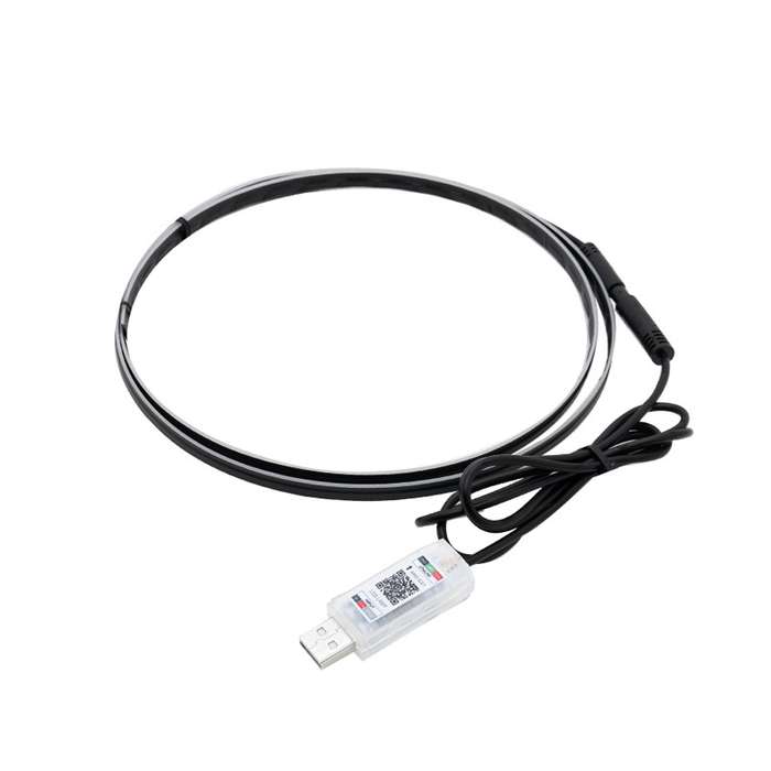 Car Interior Fiber Optic Cold Light RGB Ambient Lamp Center Phantom Footwell Atmosphere Lights, Styl