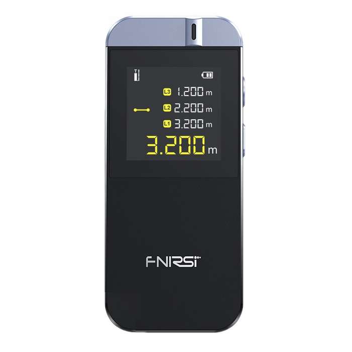 FNIRSI Laser Range Finder Infrared Measuring Ruler(Gray)