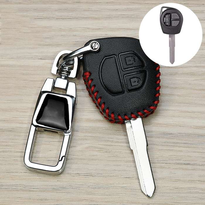 For Suzuki D Car Key Cover Multifunctional Keychain Anti-lost Number Plate